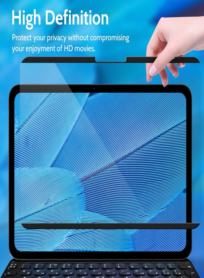 Peslv Magnetic Privacy Screen Protector for iPad Pro 13 Inch M4/M5 [2025/2024 8th/7th Gen], Removable Anti Blue Light Glare Spy Private Filter, High Sensitive Bubble-Free Black Security Screen - Image 5